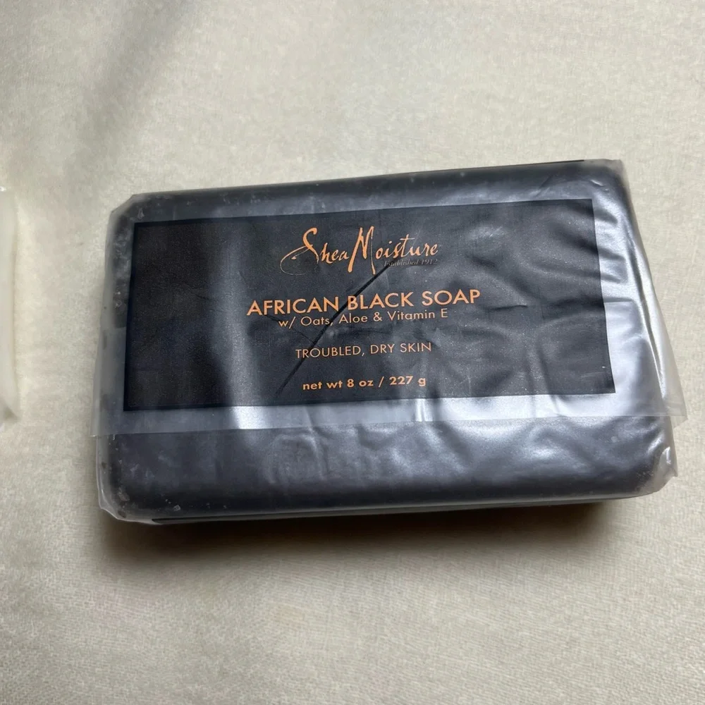 Shea Moisture‎ AFRICAN BLACK SOAP, SHEA BUTTER SOAP